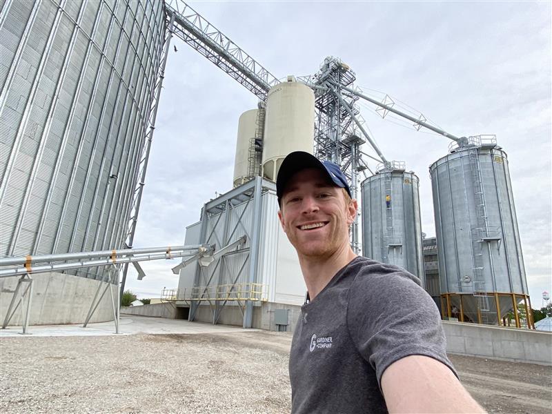 Matt Gardiner, CPA, on a visit to a Midwest grain facility, brings hands-on industry insight to every audit he performs for agribusiness cooperatives.